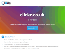 Tablet Screenshot of clickr.co.uk
